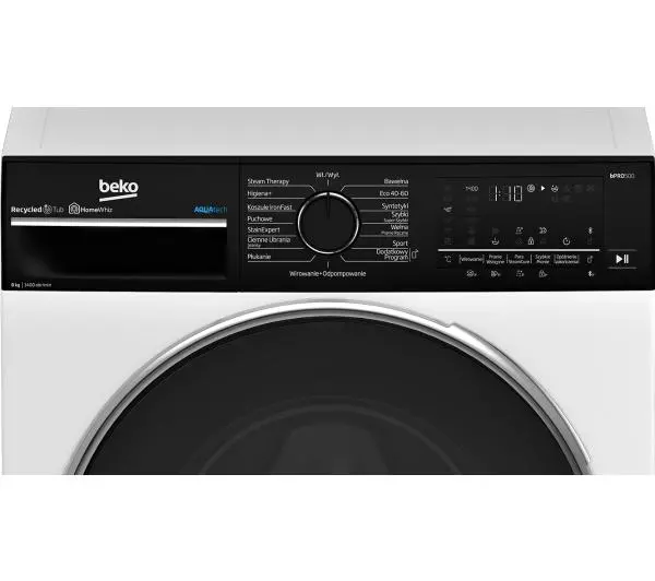 Beko bPro500 B5WFU58408WBDC AquaTech 8kg 1400obr/min Zdalne sterowanie - DRUGI -30%, ALBO 5-TY ZA 1ZŁ - Kup na Raty - RRSO 0%