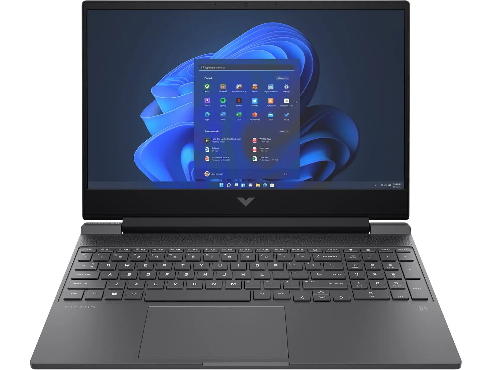 Laptop gamingowy HP Victus 15-fb0122nw 15,6" 144Hz R5 5600H 16GB RAM 512GB Dysk SSD GTX1650 Win11 Czarno-srebrny