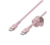 Kabel Belkin CAB011BT1MPK BoostCharge Pro Flex USB-C do USB-C 1m Różowy