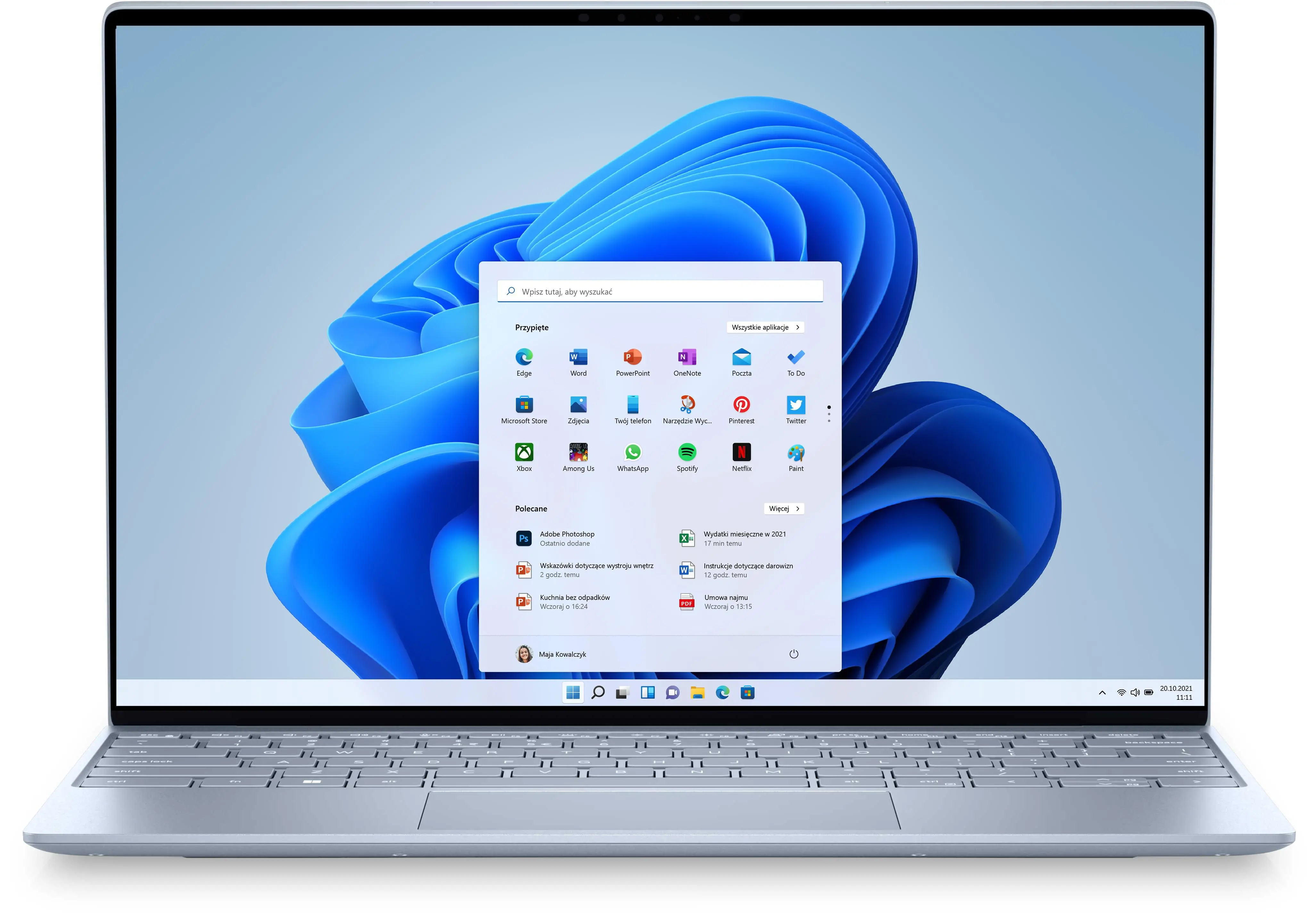 Laptop Dell XPS 13 9315-9218 13,4" i7-1250U 16GB RAM 512GB Dysk SSD Win11 Niebieski