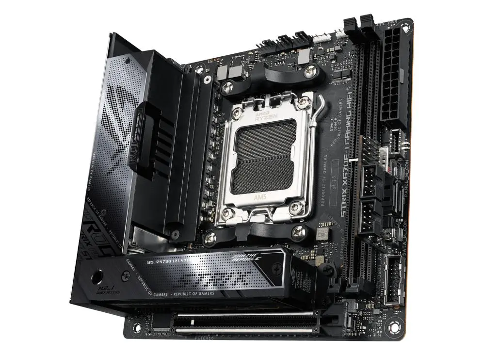 фото Материнська плата Asus Rog Strix X670E-I Gaming WiFi 3