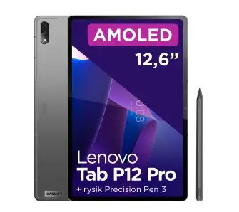 Tablet Lenovo Tab P12 Pro TB-Q706Z 12,6" 6/128GB 5G Storm Grey + Rysik Precision Pen 3