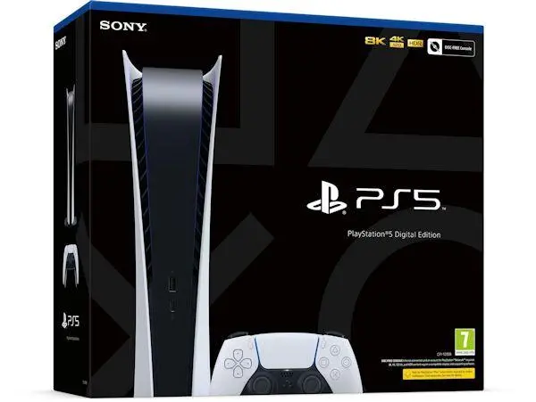 Konsola Sony PlayStation 5 Digital (PS5) + Dodatkowy Pad Biały