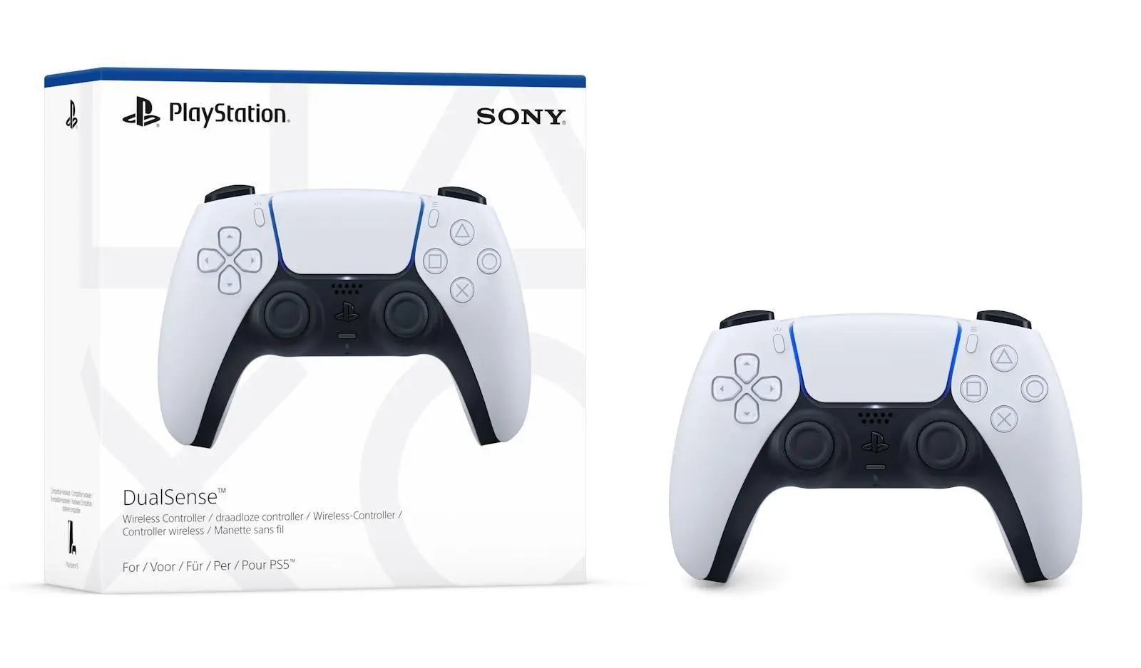 Konsola Sony PlayStation 5 Digital (PS5) + Dodatkowy Pad Biały
