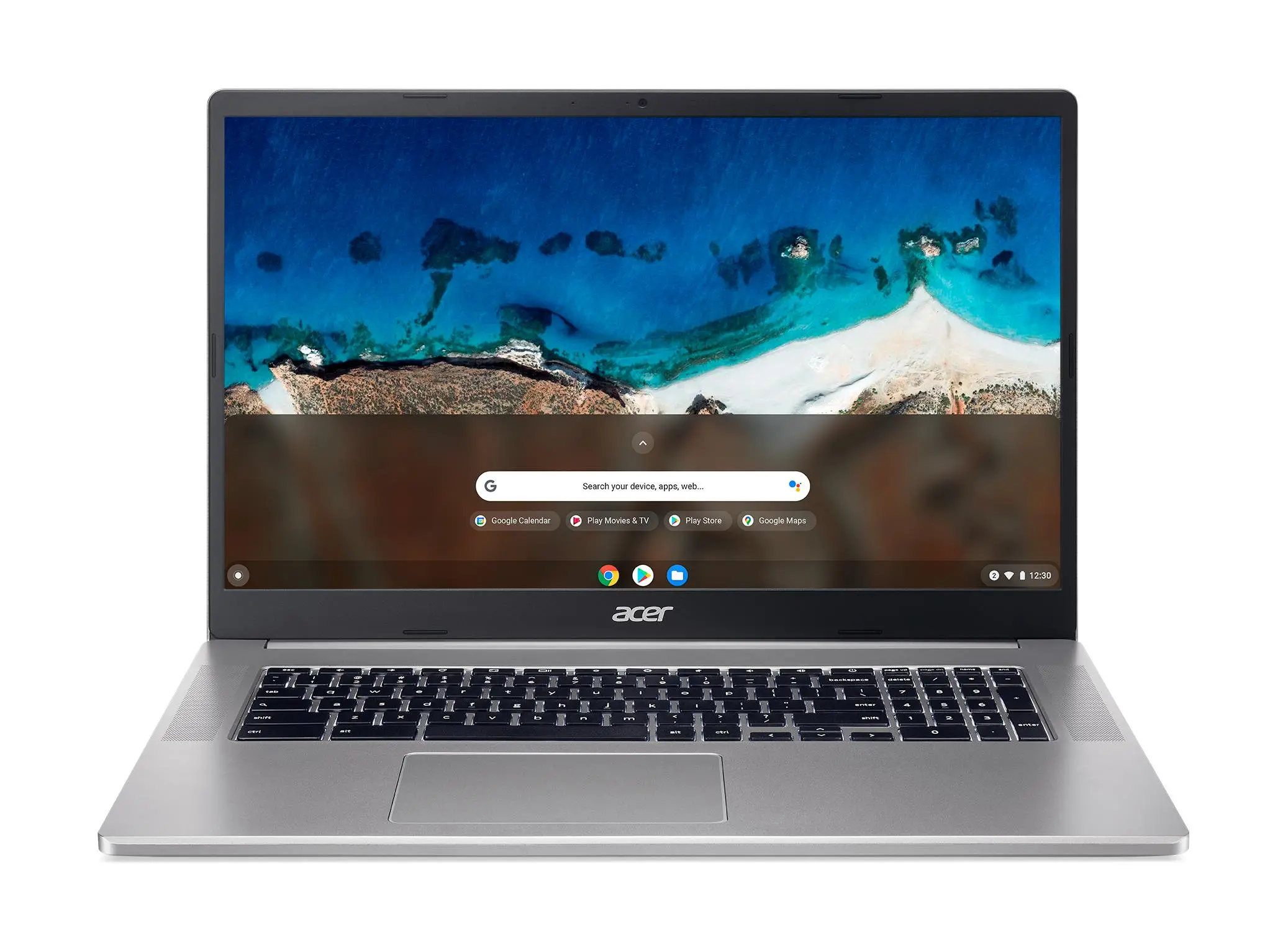 Laptop chromebook Acer Chromebook 317 CB317-1H-C3TK 17,3" Celeron N4500 8GB RAM 128GB Dysk ChromeOS Srebrny