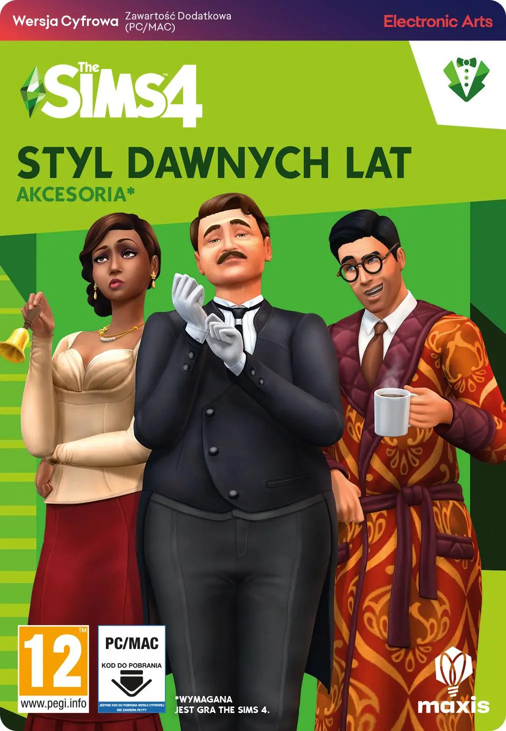 The Sims 4 Styl Dawnych Lat Akcesoria [kod aktywacyjny] PC