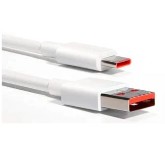 Kabel Xiaomi USB-A - USB-C 6A 1m (biały)