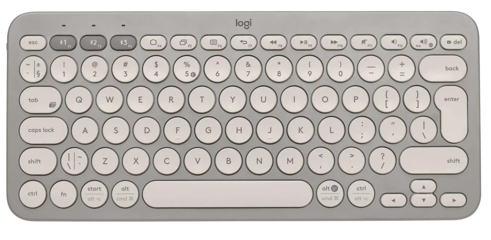 Klawiatura membranowa Logitech K380  Beżowy