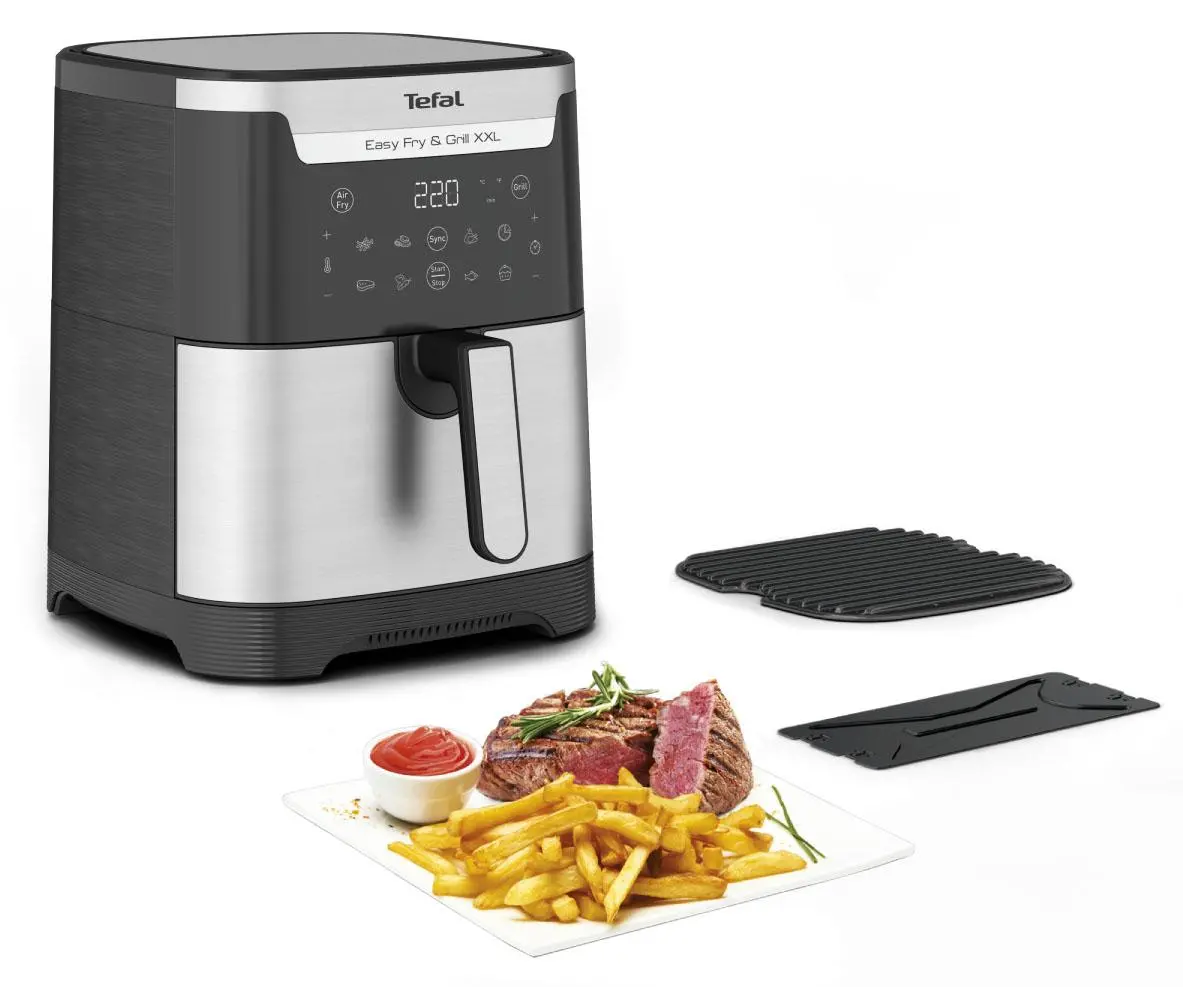фото Мультипіч (аерофритюрниця) Tefal Easy Fry & Grill XXL EY801