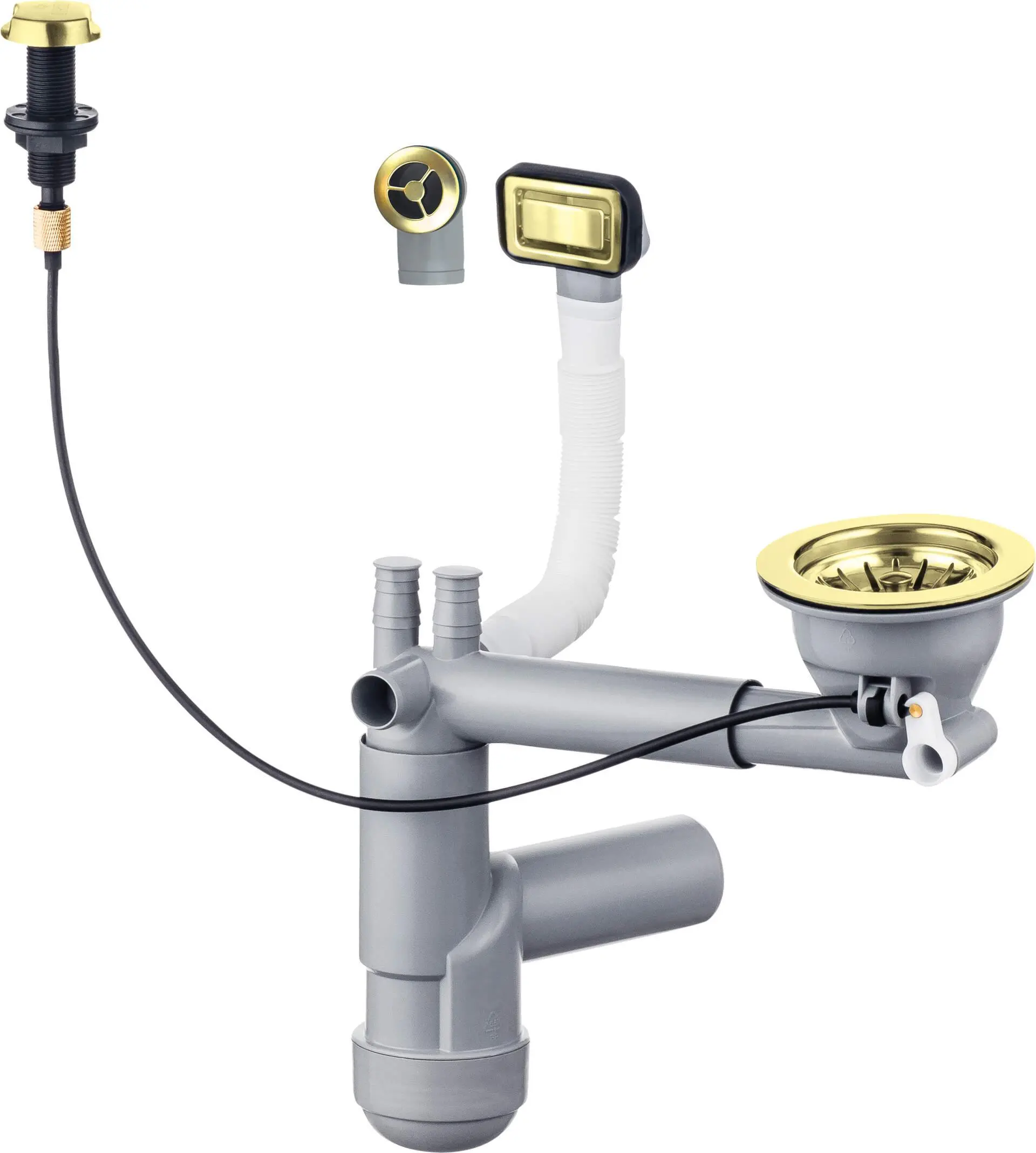 Syfon do zlewozmywaka Deante Space-saver Lux ZXY_Z911