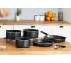 Zestaw patelni Tefal Ingenio Extra L1549153  Titanium 22cm, 24cm, 26cm