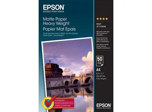 Papier fotograficzny Epson C13S041256 Photo Matowy A4 50 Arkuszy