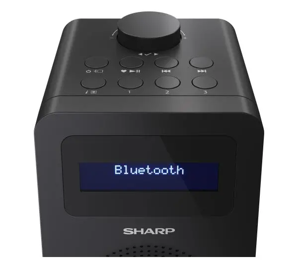 Sharp DR-430 Radio FM DAB+ Bluetooth Czarny