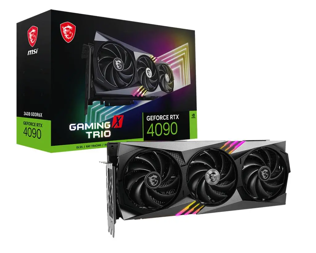 Karta graficzna MSI GeForce RTX 4090 GAMING X TRIO 24GB GDDR6X 384bit DLSS 3