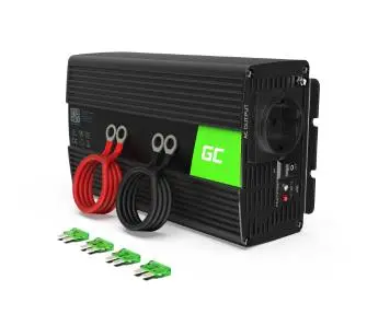 Przetwornica Green Cell INV23 24V na 230V 1000W/2000W Modyfikowana sinusoida