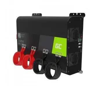 Przetwornica Green Cell PRO INVGC12 12V na 230V 3000W/6000W Modyfikowana sinusoida