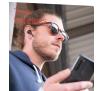 Słuchawki bezprzewodowe Hama Spirit Go Dokanałowe Bluetooth 5.0 Czarny