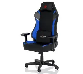 Nitro Concepts X1000 Galactic Blue Gamingowy  do 135kg Tkanina Czarno-niebieski - Kup na Raty - RRSO 0%