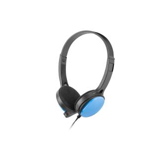 Słuchawki przewodowe z mikrofonem UGo Colima H100 Nauszne Niebieski