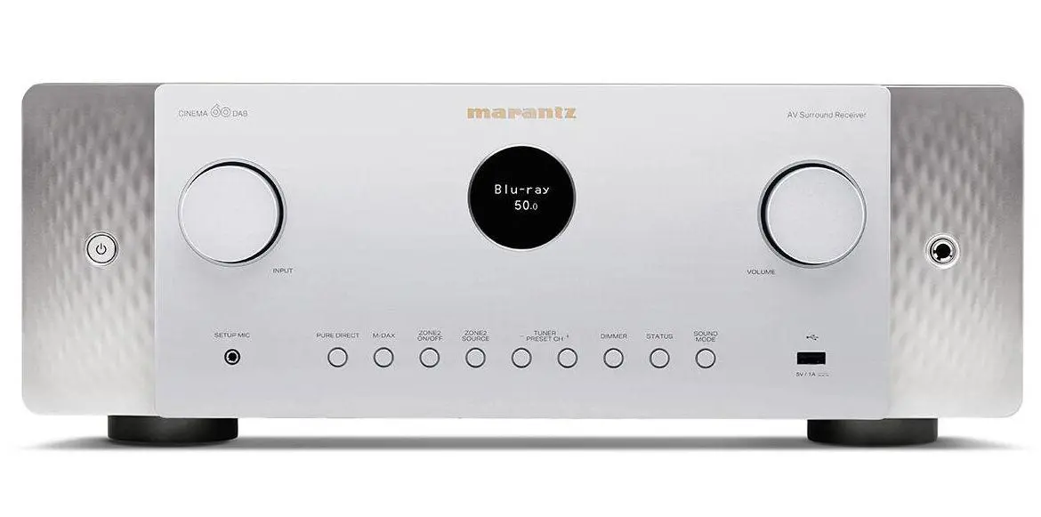 Amplituner Marantz Cinema 60 DAB 7.2-kanałowy Dolby Atmos DTS X Wi-Fi Bluetooth AirPlay Srebrno-złoty