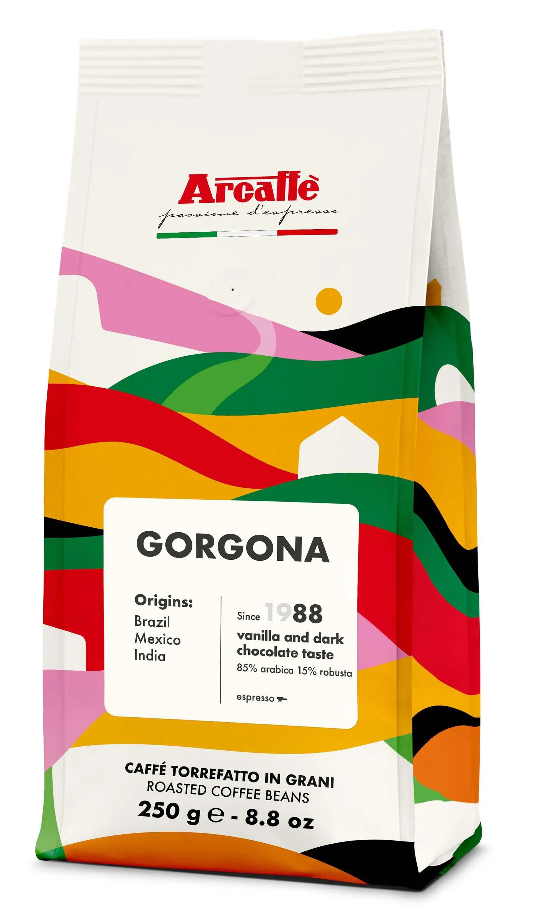 Kawa ziarnista Arcaffe Gorgona 250g