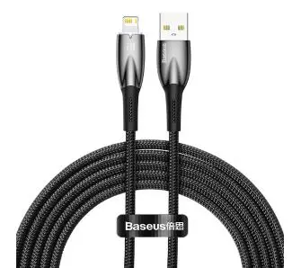 Kabel Baseus USB do Lightning Glimmer 2,4A 2m Czarny