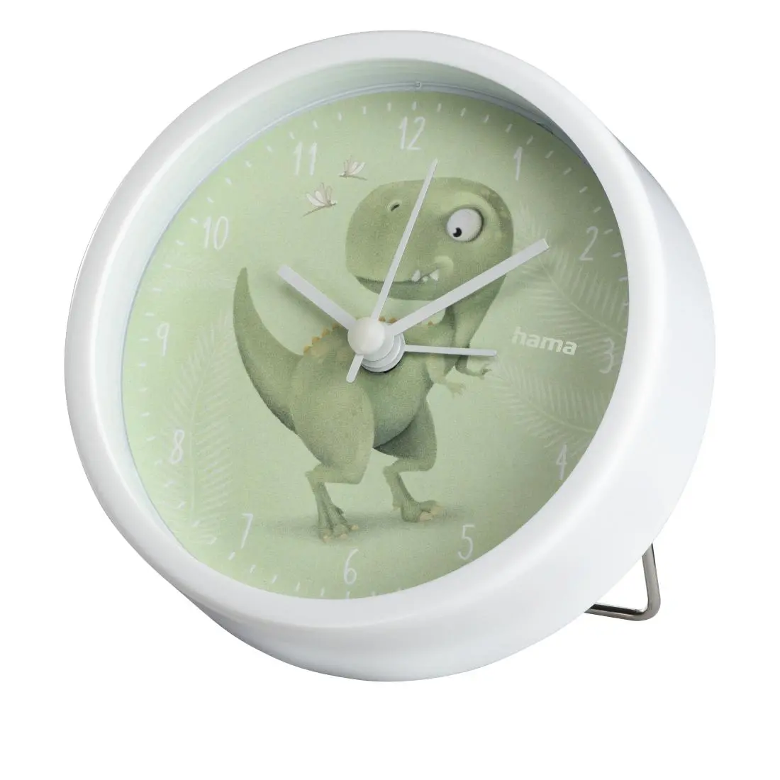 Budzik Hama Szczęśliwy Dinozaur Biało-zielony