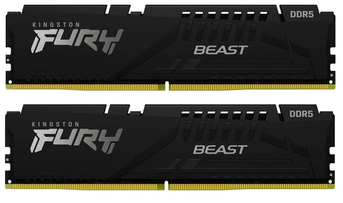 Pamięć RAM Kingston FURY Fury Beast DDR5 64GB (2 x 32GB) 5600 CL40 Czarny