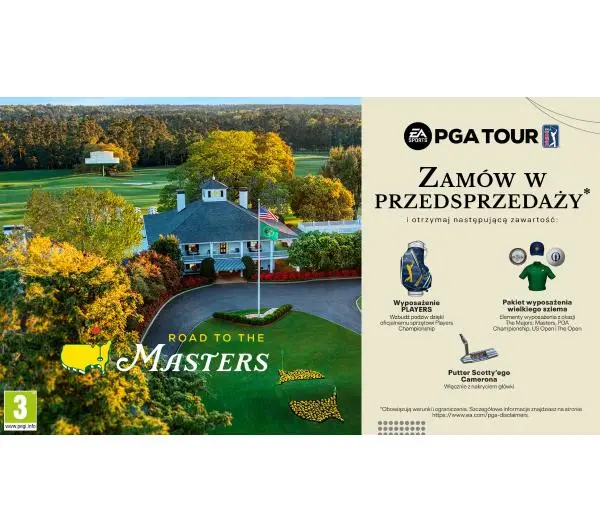PGA TOUR Road to The Master Gra na PS5