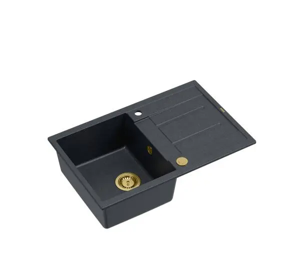 Quadron HB8203U8-G1 P2O Morgan 111 Granitowy Czarny metalik/Złoty - DRUGI -30%, ALBO 5-TY ZA 1ZŁ - Kup na Raty - RRSO 0%