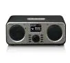 Radioodbiornik Lenco DIR-141BK Radio FM DAB+ Internetowe Bluetooth Czarno-srebrny