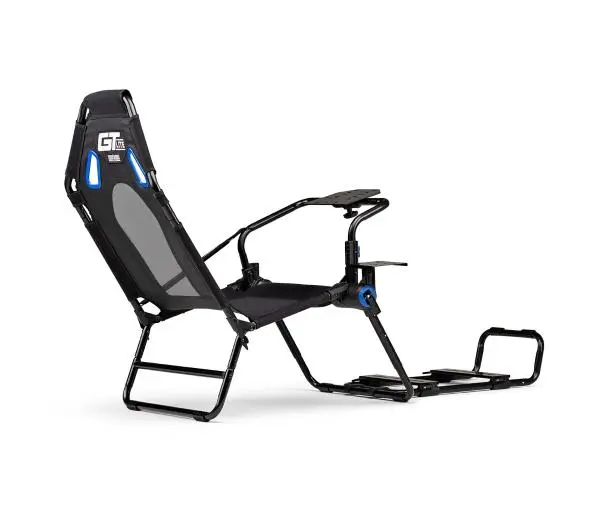 Next Level Racing NLR-S026 GTLite PlayStation Edition Wyścigowy do 130kg Tkanina Czarno-niebieski - Kup na Raty - RRSO 0%
