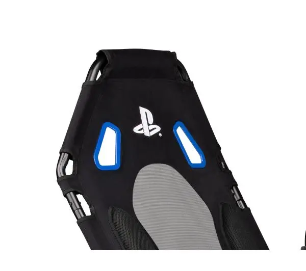 Next Level Racing NLR-S026 GTLite PlayStation Edition Wyścigowy do 130kg Tkanina Czarno-niebieski - Kup na Raty - RRSO 0%