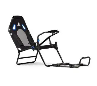 Next Level Racing NLR-S026 GTLite PlayStation Edition Wyścigowy do 130kg Tkanina Czarno-niebieski - Kup na Raty - RRSO 0%