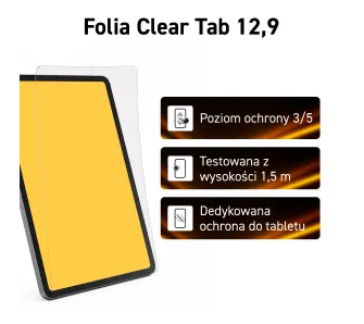 Folia ochronna SBS do tabletu z naklejeniem