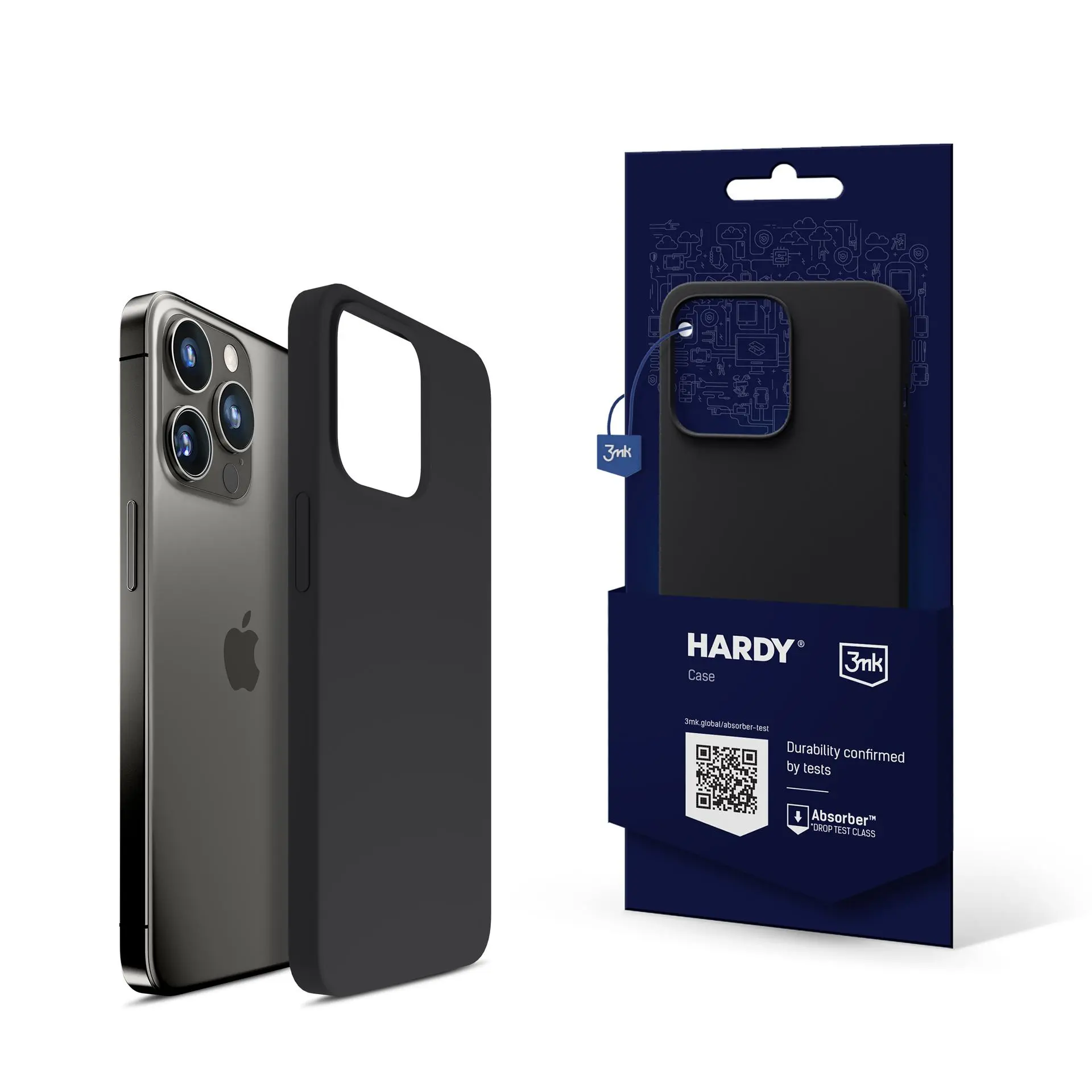 Etui 3mk Hardy Silicone Mag Case Graphite iPhone 13 Pro Max Grafitowy