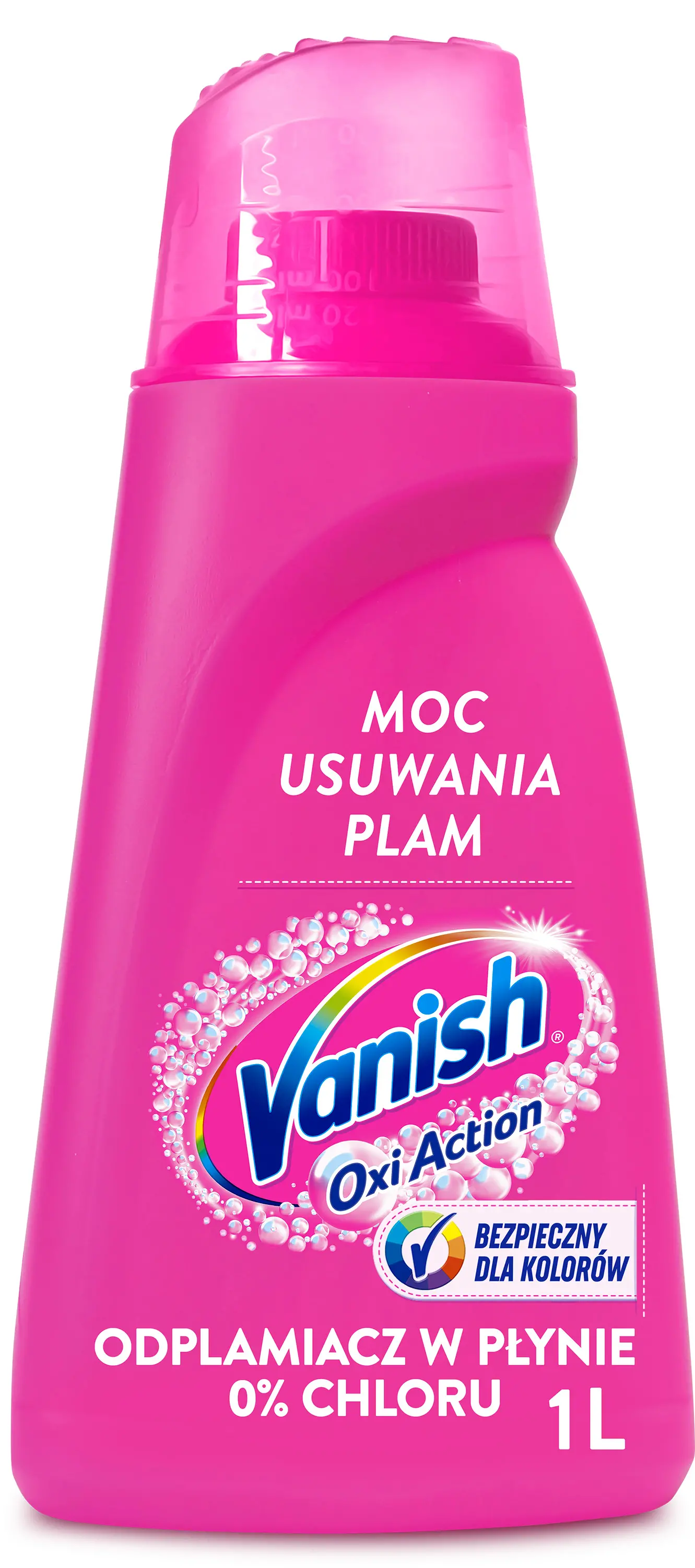 Odplamiacz Vanish Oxi Action Pink do koloru i bieli 1l
