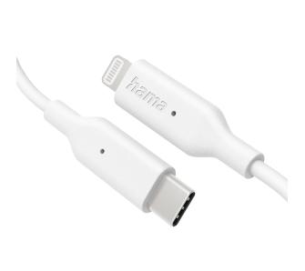 Kabel Hama USB-C do Lightning 1m Biały