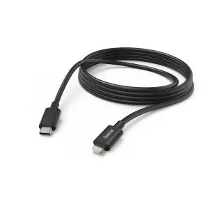 Hama USB-C – Lightning 3m Czarny