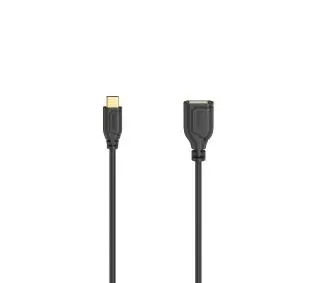 Hama Flexi-Slim do USB 0,15m Czarny