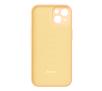 Etui Baseus Liquid Silica Gel do iPhone 14 Plus żółte +szkło hartowane