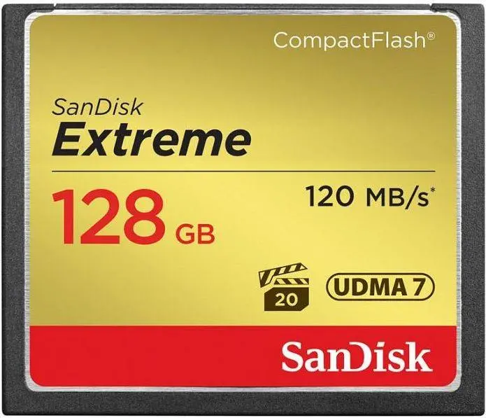 Karta pamięci SANDISK Extreme Compact Flash 128GB
