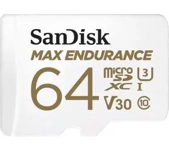 Karta pamięci SanDisk Max Endurance microSDHC 64GB Class 10 UHS-I/U3 V30