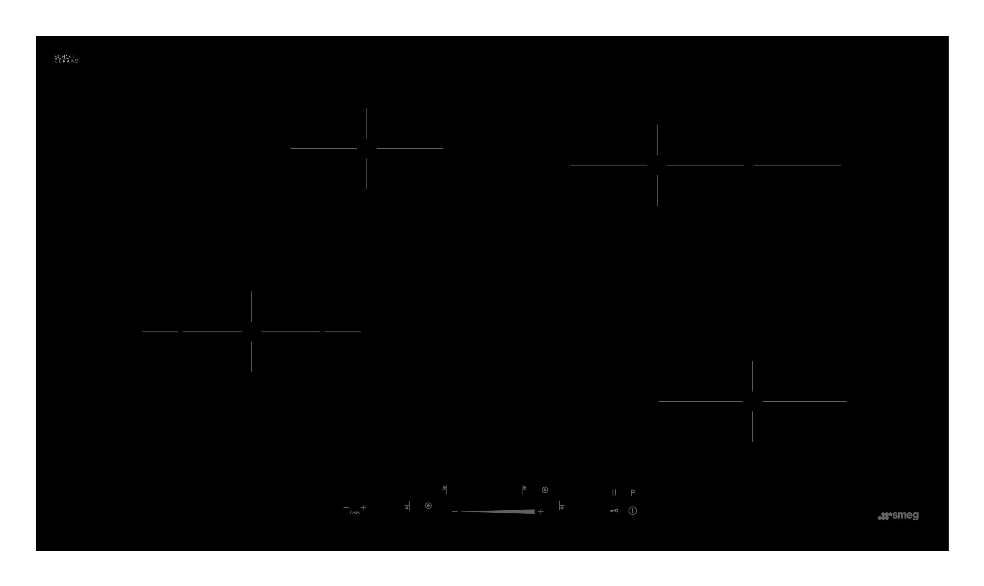Płyta ceramiczna Smeg SE494EMTD 90cm