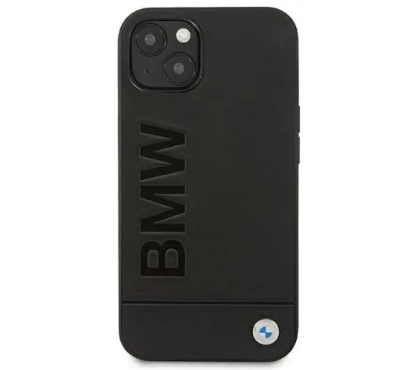 BMW Leather Stamp BMHCP14MSLLBK do iPhone 14 Plus
