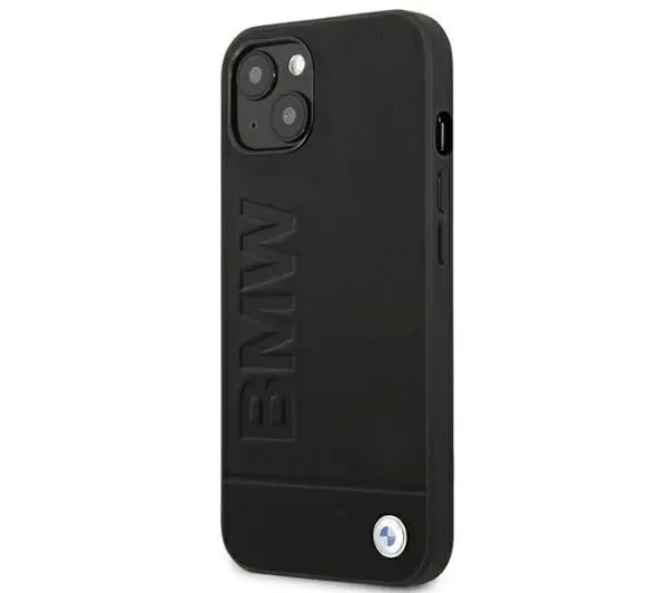 BMW Leather Stamp BMHCP14MSLLBK do iPhone 14 Plus