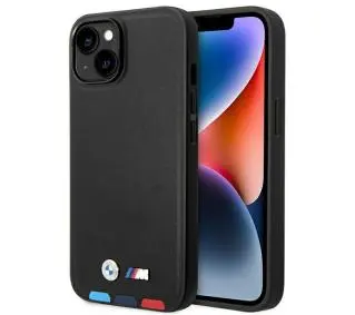BMW Leather Stamp Tricolor BMHCP14M22PTDK do iPhone 14 Plus