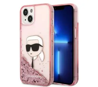 Etui Karl Lagerfeld Glitter Karl Head KLHCP14MLNKHCP do iPhone 14 Plus