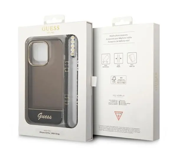 Guess Translucent Pearl Strap GUHCP14LHGCOHK do iPhone 14 Pro
