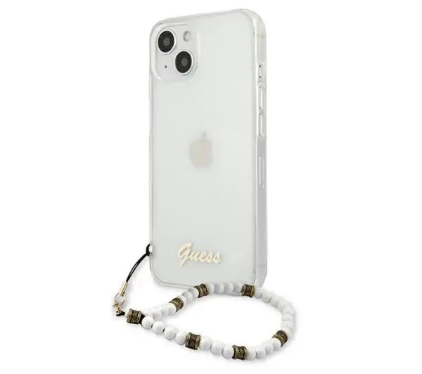 Guess White Pearl GUHCP13SKPSWH do iPhone 13 mini